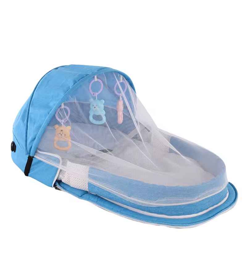 Lit Bébé portatif + Doudou Ours +Cadeau